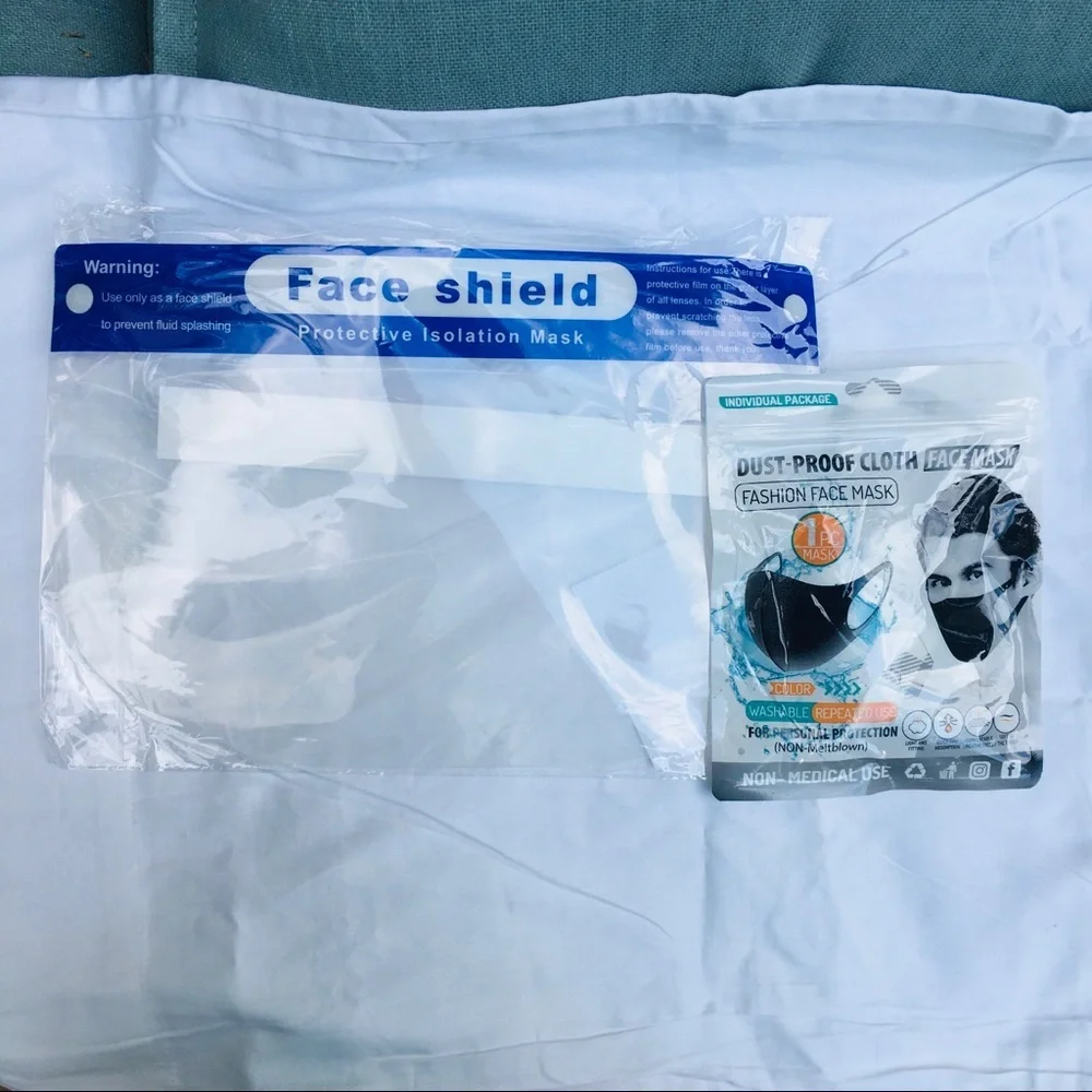 Face mask and Face Shield FOR ADULTS !